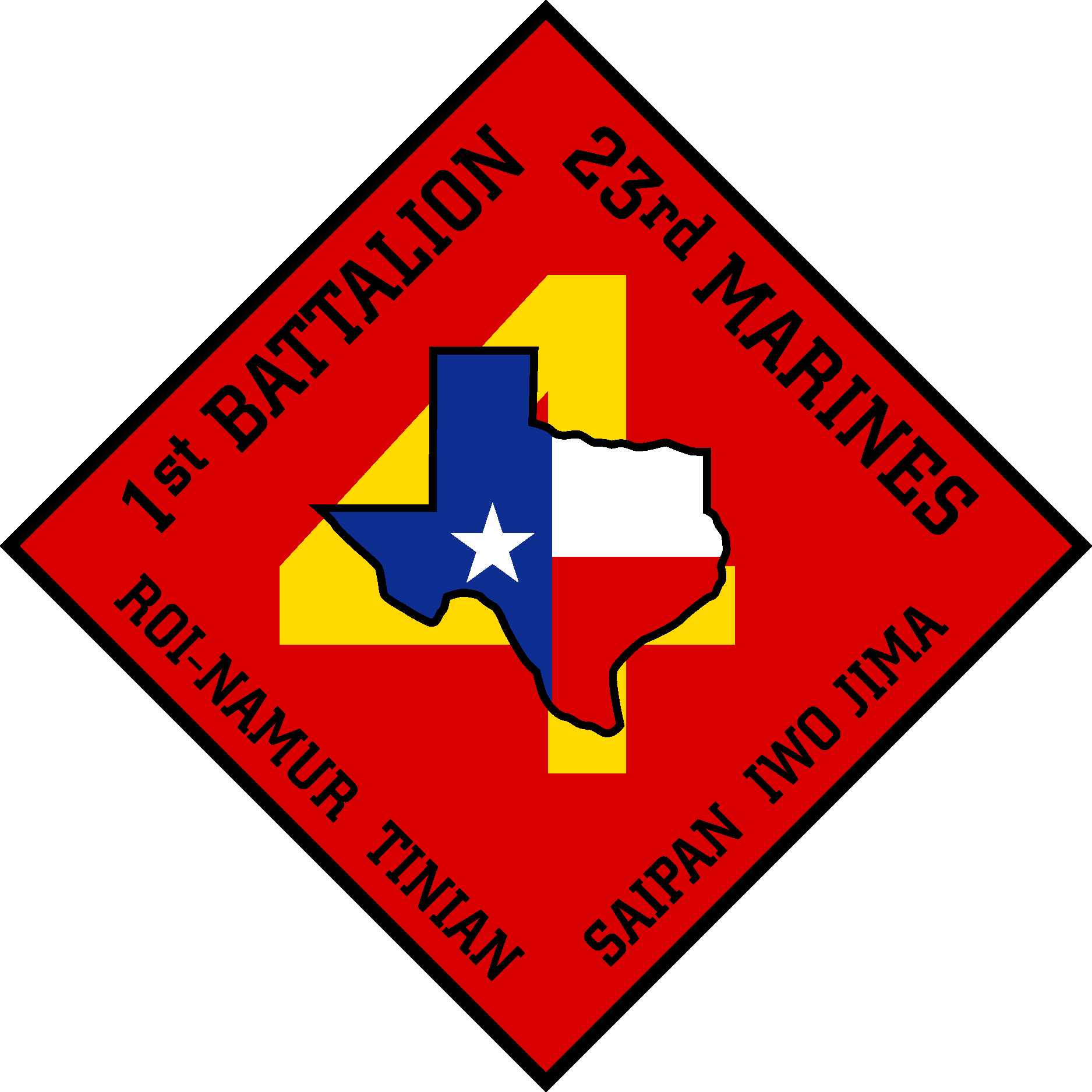 1st Battalion 23rd Marine Regiment USMCR Logo Vector Logo
